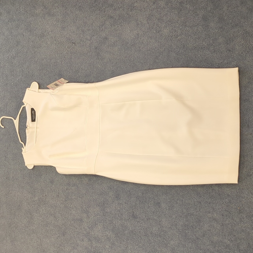 Black Label by Evan-Picone White Dress